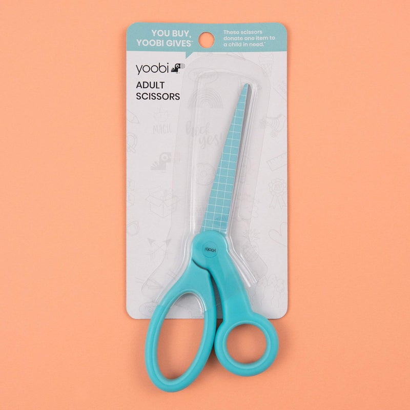 Yoobi | Scissors | Adult with Grid Blade | Mint - Image 4
